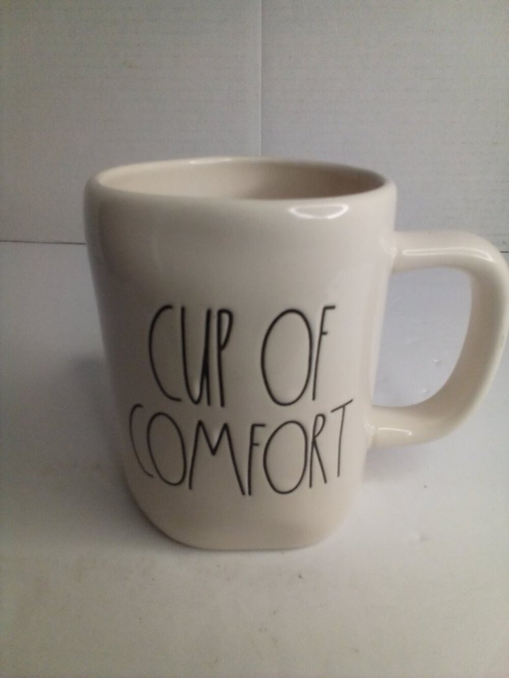 Rae Dunn Artisan Collection Mug Cup Of Comfort Coffee Tea Ceramic White